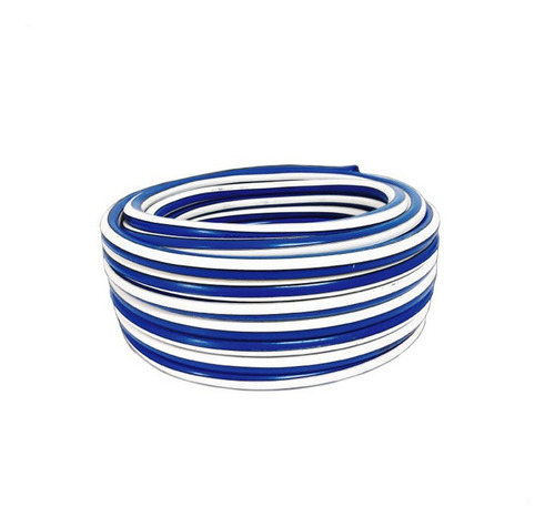 Manguera De Riego Liviano 1/2 Pulgada X 25 Metros Rollo Color Azul