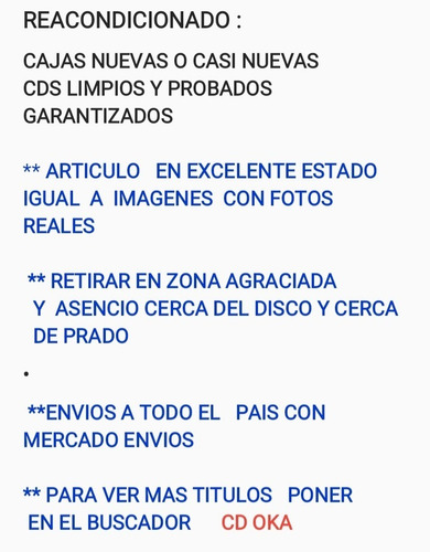 Imagen 5 de 6 de Cd Los Wawanco De Coleccion Enganchado Oka