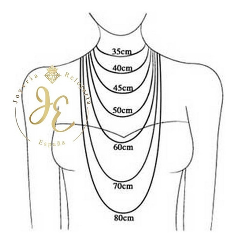 Cadena Oro 18k Mujer Cd_100 Italiano Inicial Collar Jespaña