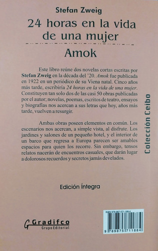 24 Horas En La Vida De Una Mujer / Amok - Stefan Zweig