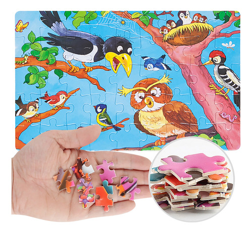 Puzles K Para Niños De 4 A 8 Años, 45 Piezas, Coloridos, 600