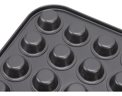Mini Moldes Antiadherentes Para Magdalenas, De Acero Al Carb