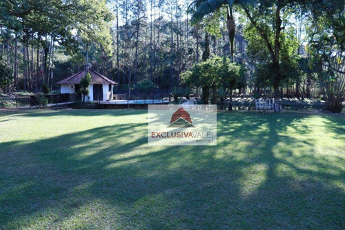 Chácara Com 4 Dormitórios À Venda, 11460 M², Com 920 M² De Área Construída, Por R$ 2.500.000 - São José Dos Campos/sp- A 15 Minutos Do Jardim Aquarius - Ch0008