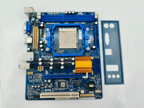 Placa Mãe Asrock N68-vs3 Fx Socket Am3 Ddr3 Com Espelho