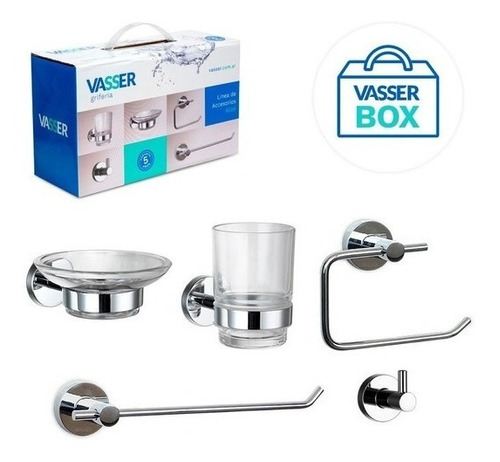 Kit De Accesorios Para Baño Vasser Alizé