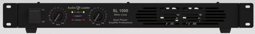 Potencia Amplificador Áudio Leader Sl 1000 W Rms 4 Ohms Slim