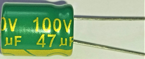 Capacitor Eletrolítico 47uf X 100v 105° Kit Com 20 Peças