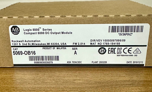 5069-ob16 Módulo De Saída Allen-bradley Clp 5069 Compact I/o