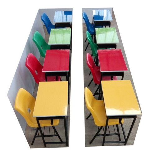 Mesa Escolar Unitaria Con Silla