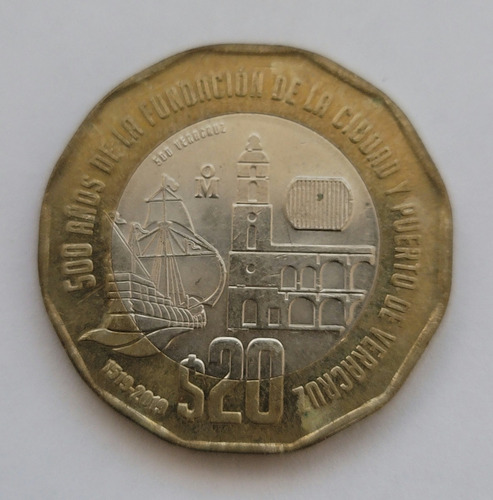 Moneda Conmemorativa De La Fundación De La Ciudad Y Puerto D