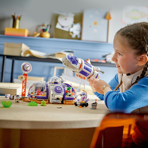 LEGO® Friends Base Espacial de Marte y Cohete juguete de exploración espacial para construir, incluye un cohete, un rover y una base de investigación de Marte personalizable 42605