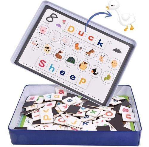 Puzzle Magnetico Aprender Alfabeto Ingles Para Niños