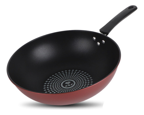 Sartén Wok Para Cocinar Con Fondo Plano, Utensilios De Cocin