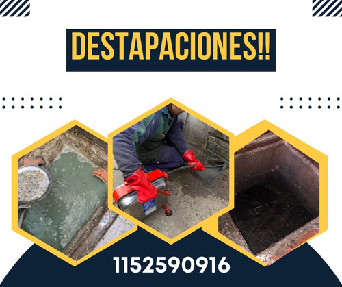 Destapaciones En Villa Pueyrredón La Boca Barracas Pompeya