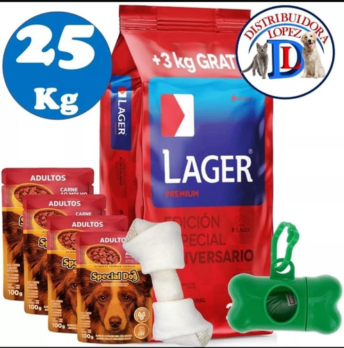 Lager Adulto 22+3kg + Obsequios