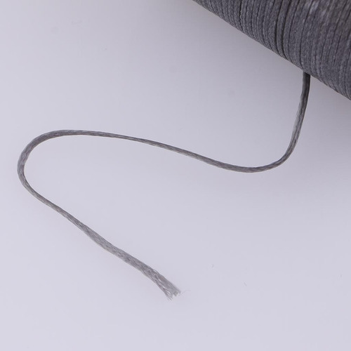 2 Peças 0.8mm Linha De Poliéster Encerado Liso Para
