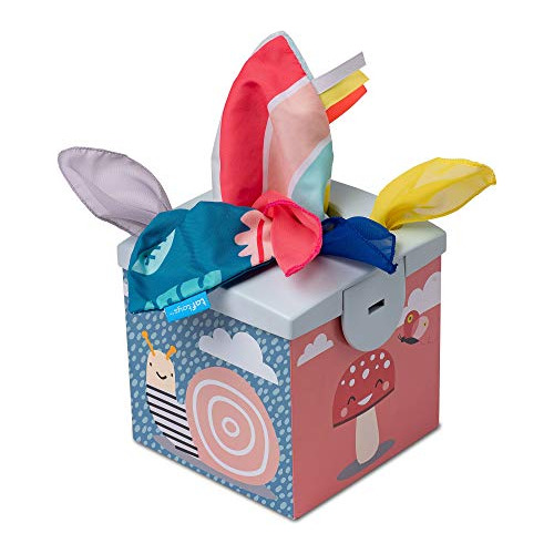 Taf Toys Sensory Crinkle Tissue Box For Toddlers. Made Of St