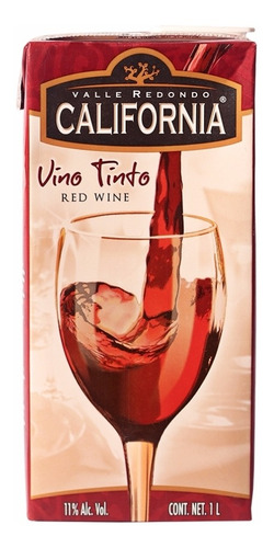 Vino Tinto California Cabernet Sauvignon Tetra Brick 1000ml