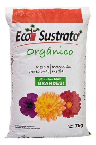 Eco Sustrato Orgánico Para Plantas, Flores Y Hortalizas