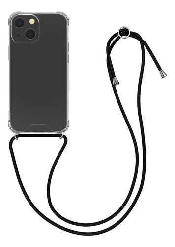 Kwmobile Crossbody - Carcasa Para iPhone 13 Mini, Transparen