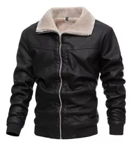 Comprar Chamarras De Piel Gruesa Casual Termica Slim Rompevientos