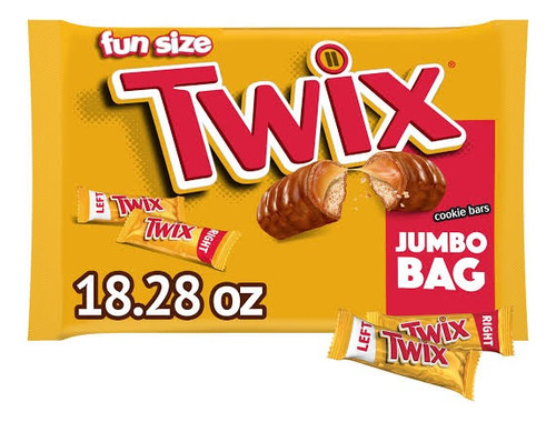 Chocolates Twix Fun Size (bolsa De 518.2g)
