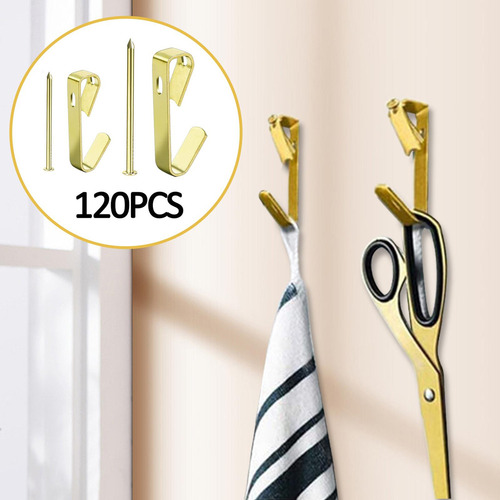 D 120 Ganchos For Cuadros Con Clavos Resistentes For Espejo,