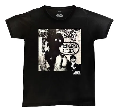 Charly García Modern Clix- Remera 100% Algodón 