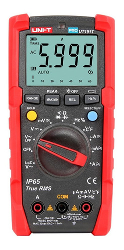 Multímetro Digital Con Capacitancia/frecuencia Ut191t Uni-t