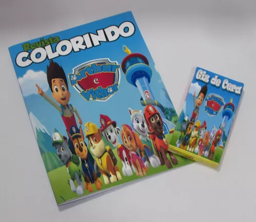 Livrinho para Colorir Patrulha Canina com 20 Atividades - Grátis