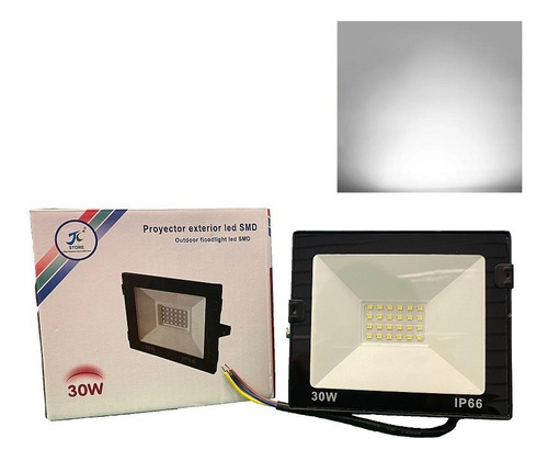 Foco Proyector Led Plano Reflector Multiled 30w Exterior