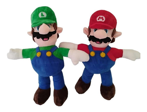 Peluches Mario Bros + Luigi Super Mario Regalo Kawai