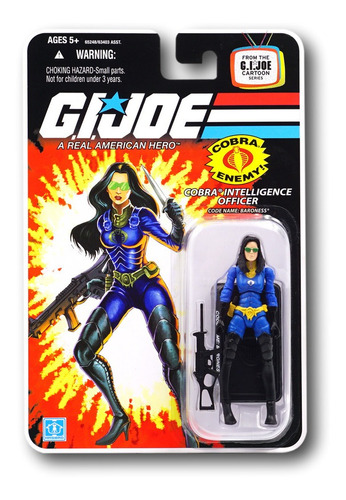 Gi Joe 25th Cartoon Cobra  Intelligence Officer Baroness