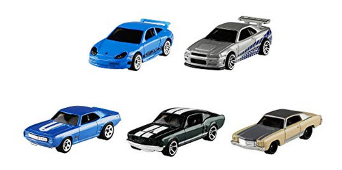 Hot Wheels Fast And Furious Paquete De 5 Vehículos
