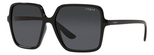 Óculos Vogue De Sol Quadrado Vo5352s W44/87 Preto - Original