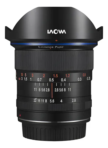 【付属品多数】LAOWA 12mm F2.8 Zero-D / EFマウント Lente Laowa 12mm F2.8 Zero Distortion Montagem Canon Ef Top