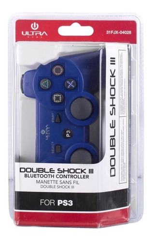 Imagen 2 de 2 de Control joystick inalámbrico Ultra Double shock 3 azul