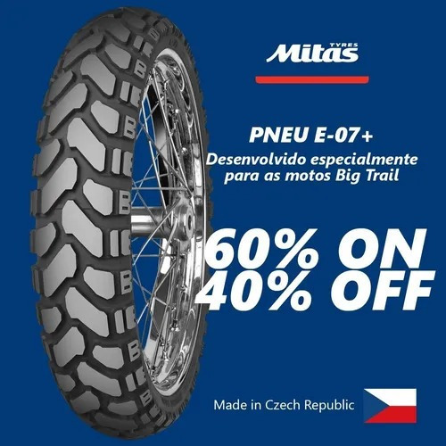 Pneus Mitas E-07 + Plus 90/90-21 120/80-18 Xre300 Xre Lander