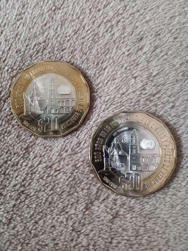 Monedas De 20 Pesos De La Fundación De Veracruz