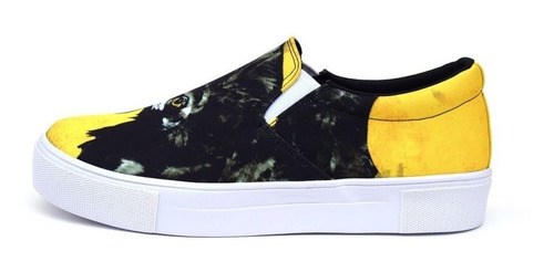 Tenis Negro Twenty One Pilots Top Trench Cuervo Elástico
