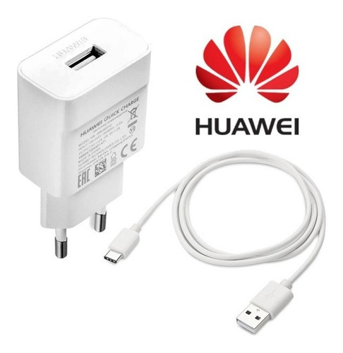 Cargador Huawei Original + Cable Usb O Tipo C.