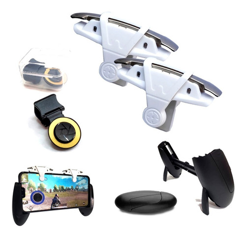 Gatillos Para Celular + Gamepad + Joystik Pubg Free Fire 