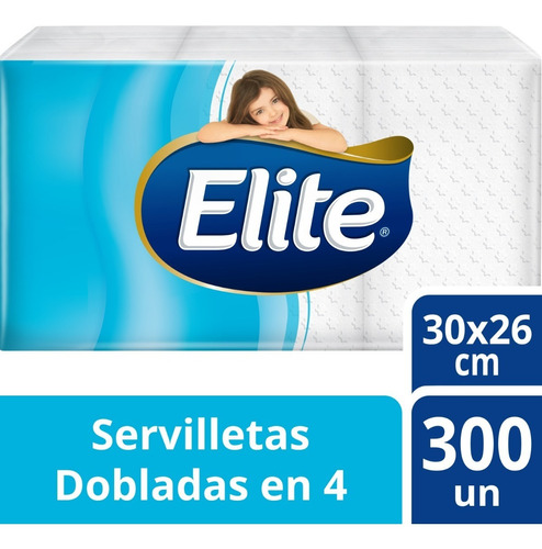 Servilleta Elite Doblada X 300