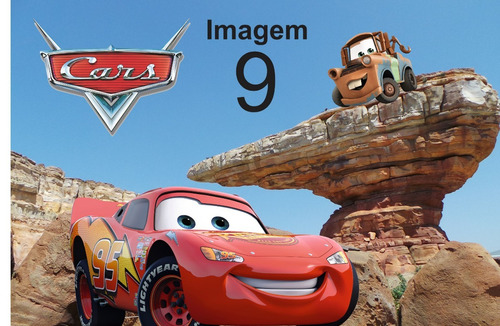 Papel De Parede Autoadesivo Carros Disney 10m2