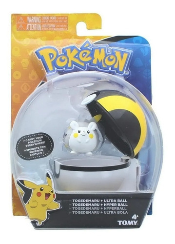 Pokémon Togedemaru Con Pokebola Tomy Original, Nuevo&sellado