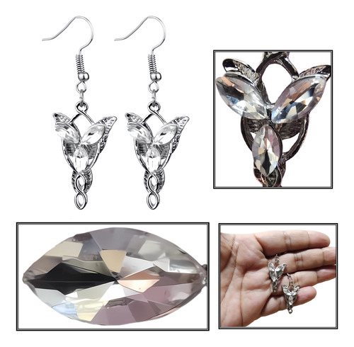 Aretes Arwen Estrella Del Atardecer Señor De Los Anillos