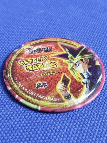 Yu Gi Oh Metalix Tazos X Años #23 1996 Beta The Magnet Warri (Usado)