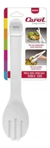 Cuchara De Cocina De Plástico Carol 1305 Unidad Con Mango De Color Blanco