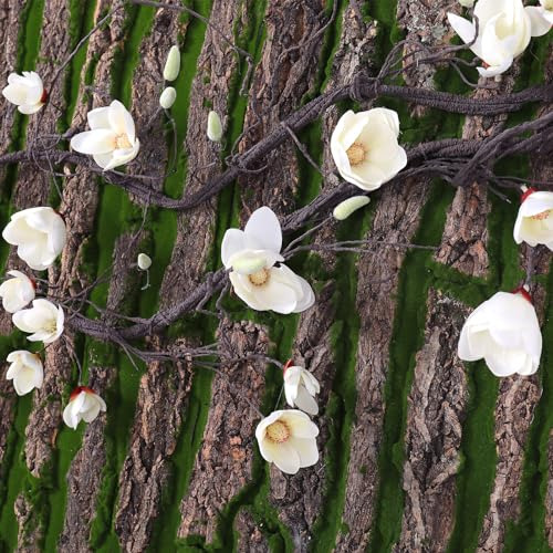Flores Artificiales De Magnolia Y Orquídea De 118 Pulgadas E