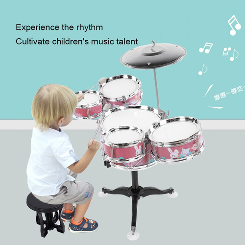 Set Educativo De Juguete De Batería Para Niños, Instrumento
